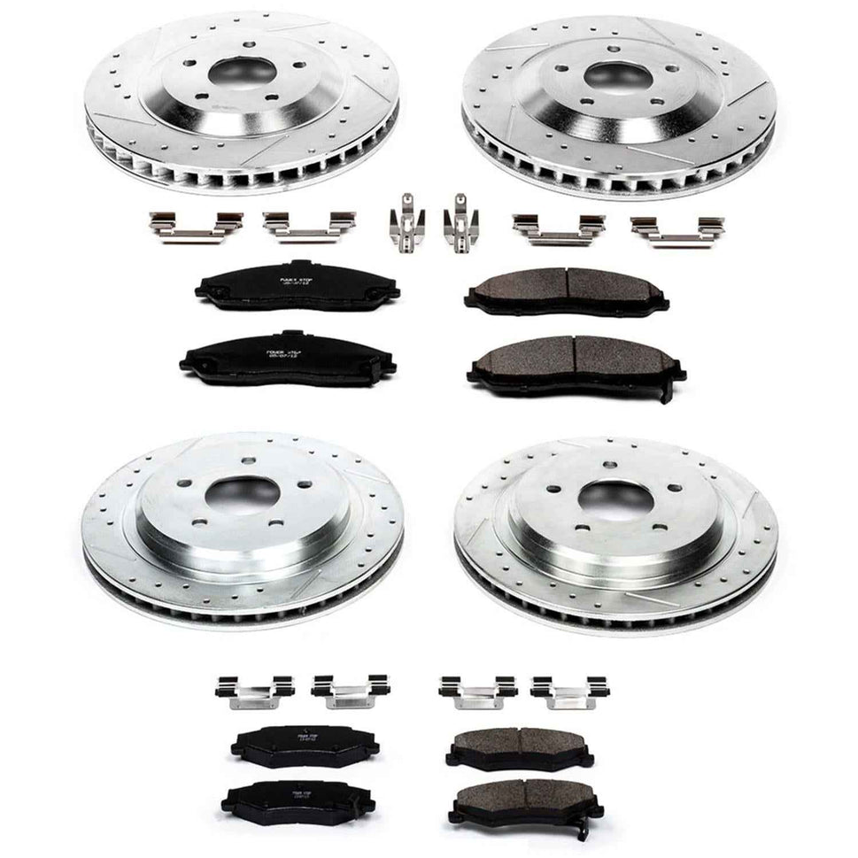 PowerStop Z23 Evolution Sport Brake Upgrade Kits for 1997-2004 CORVETTE, 2004-2009 XLR - K1560