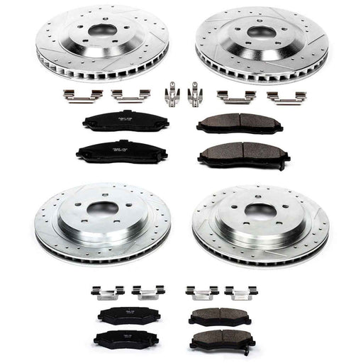 PowerStop Z23 Evolution Sport Brake Upgrade Kits for 1997-2004 CORVETTE, 2004-2009 XLR - K1560 PowerStop Autoparts