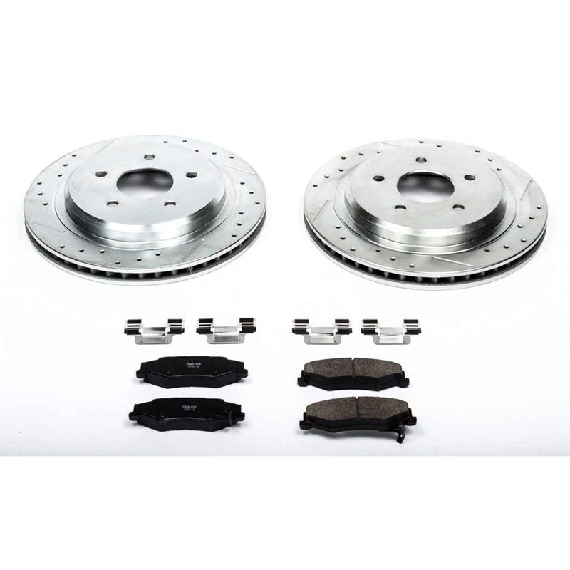 PowerStop Z23 Evolution Sport Brake Upgrade Kits for 1997-2013 CORVETTE, 2004-2009 XLR - K1563 PowerStop Autoparts