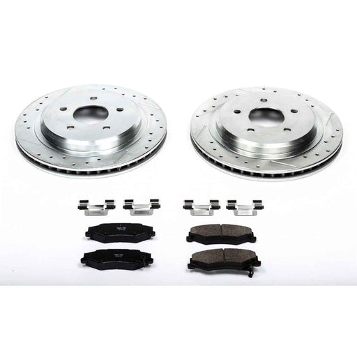 PowerStop Z23 Evolution Sport Brake Upgrade Kits for 1997-2013 CORVETTE, 2004-2009 XLR - K1563 PowerStop Autoparts