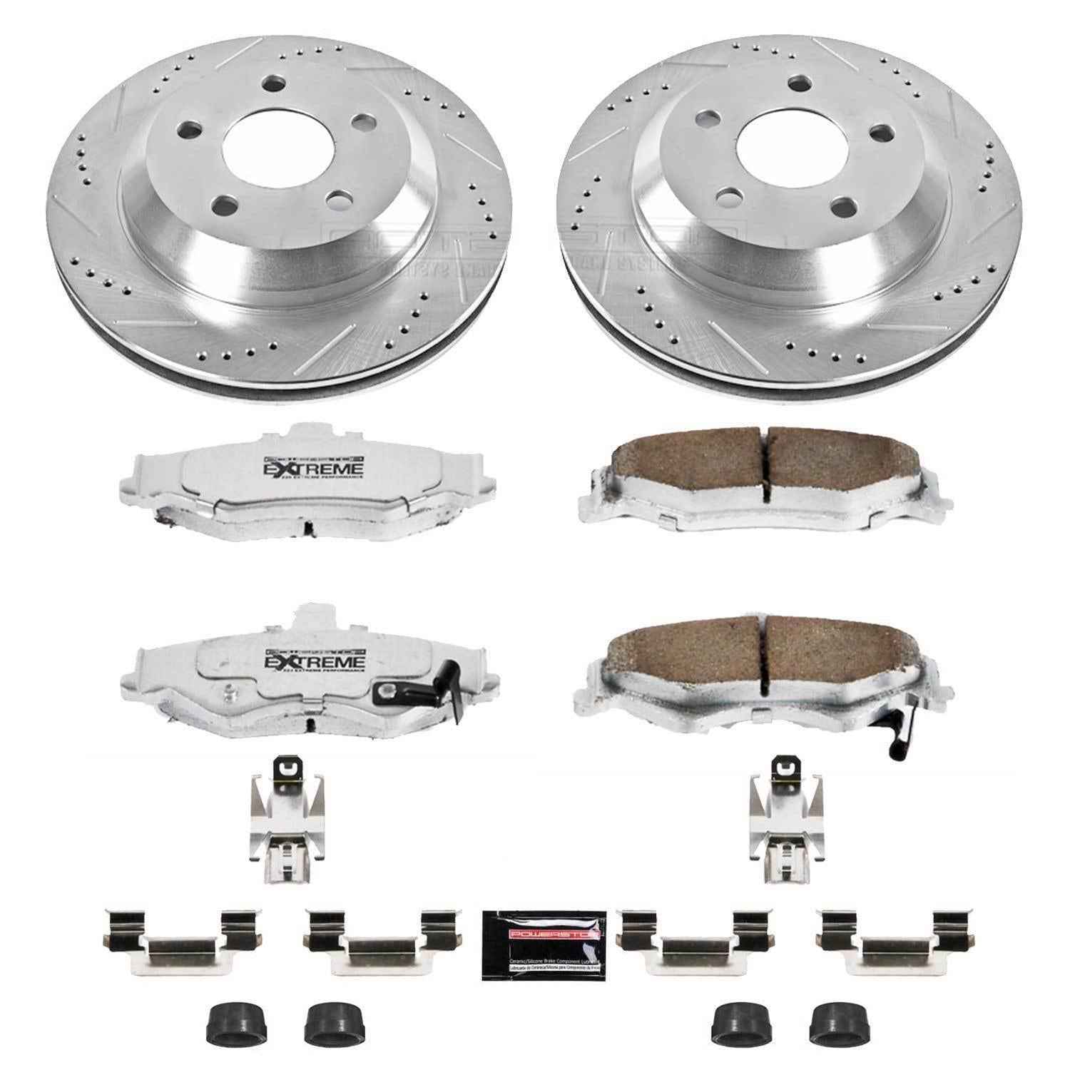 PowerStop Z26 Street Warrior Brake Upgrade Kits for 1998-2002 CAMARO, FIREBIRD - K1568-26