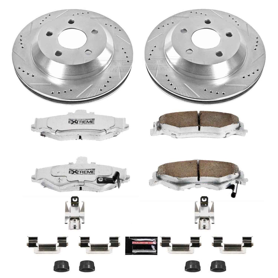 PowerStop Z26 Street Warrior Brake Upgrade Kits for 1998-2002 CAMARO, FIREBIRD - K1568-26