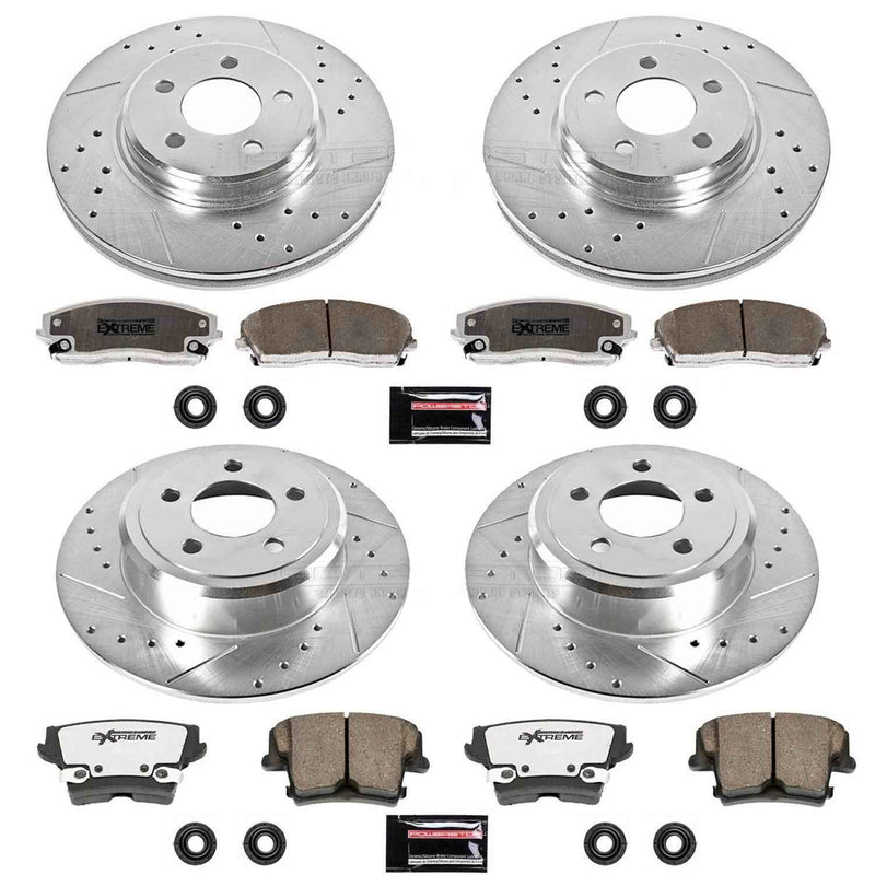 PowerStop Z26 Street Warrior Brake Upgrade Kits K1715-26 PowerStop Autoparts