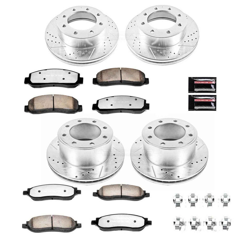 PowerStop Z36 Truck and Tow Brake Upgrade Kits for 2005-2007 F-250 SUPER DUTY, F-350 SUPER DUTY - K1782-36 PowerStop Autoparts