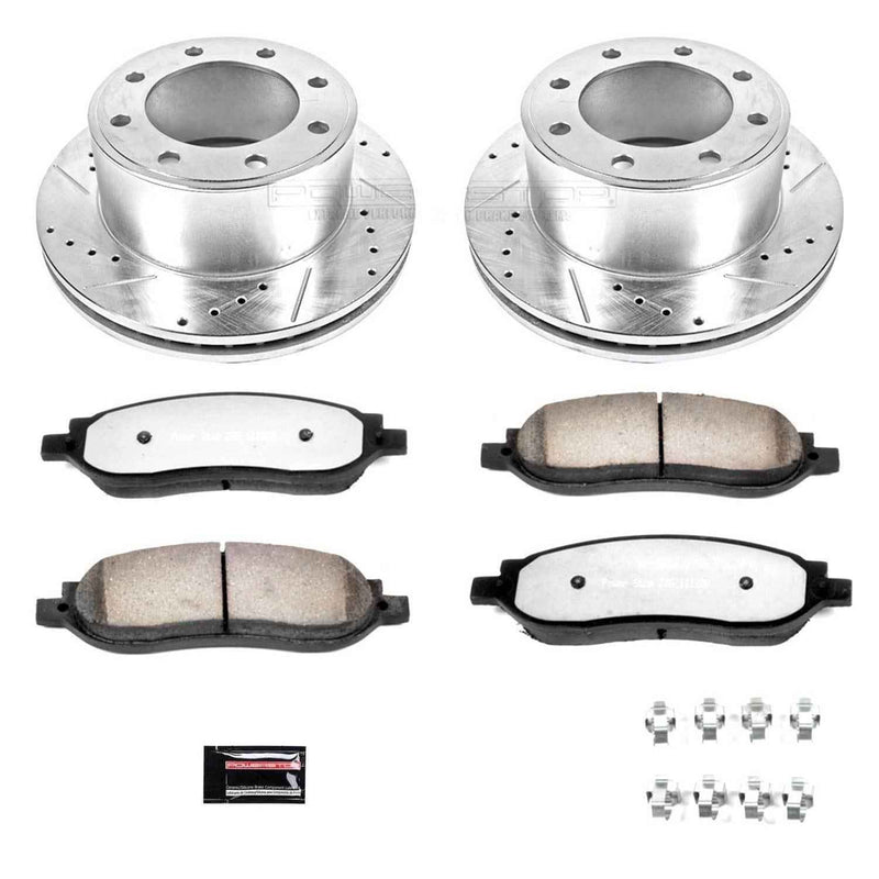 PowerStop Z36 Truck and Tow Brake Upgrade Kits for 2005-2007 F-250 SUPER DUTY, F-350 SUPER DUTY - K1799-36 PowerStop Autoparts