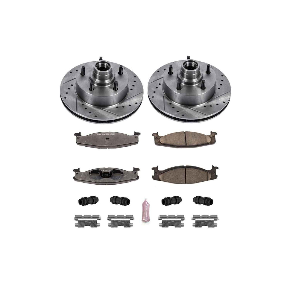 PowerStop Z36 Truck and Tow Brake Upgrade Kits for 1994-2001 E-150 ECONOLINE, 1994-1996 F-150 - K1831-36