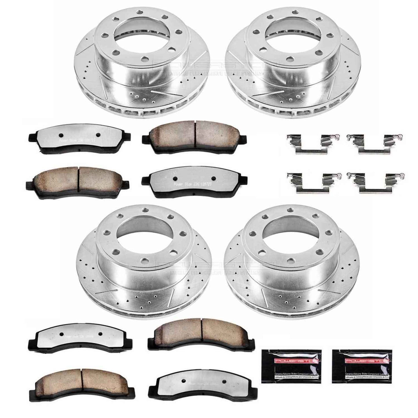 PowerStop Z36 Truck and Tow Brake Upgrade Kits for 1999-2004 F-350 SUPER DUTY, F-250 SUPER DUTY, 2000-2005 EXCURSION - K1906-36