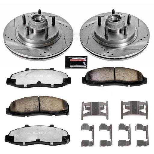 PowerStop Z36 Truck and Tow Brake Upgrade Kits for 2002 BLACKWOOD, 2000-2003 F-150, 2004 F-150 HERITAGE - K1914-36 PowerStop Autoparts