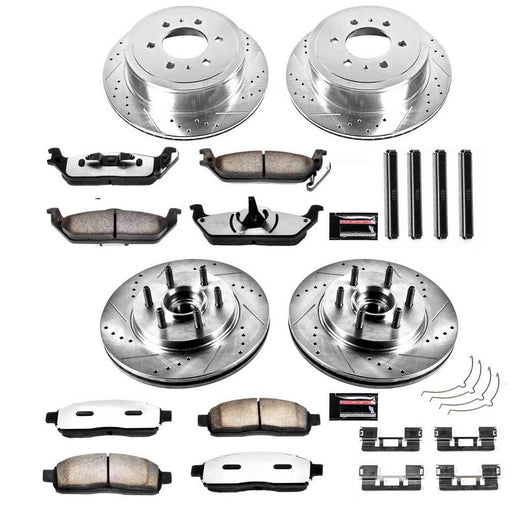 PowerStop Z36 Truck and Tow Brake Upgrade Kits for 2004-2008 F-150, 2006-2008 MARK LT - K1940-36 PowerStop Autoparts