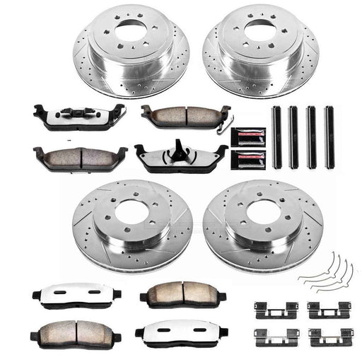 PowerStop Z36 Truck and Tow Brake Upgrade Kits for 2004-2008 F-150, 2006-2008 MARK LT - K1944-36 PowerStop Autoparts