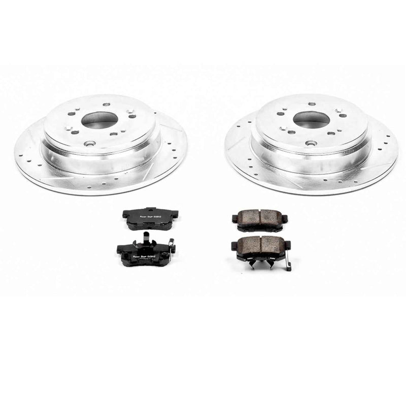 PowerStop Z23 Evolution Sport Brake Upgrade Kits for 2005-2016 CR-V, 2010-2018 RDX - K206 PowerStop Autoparts
