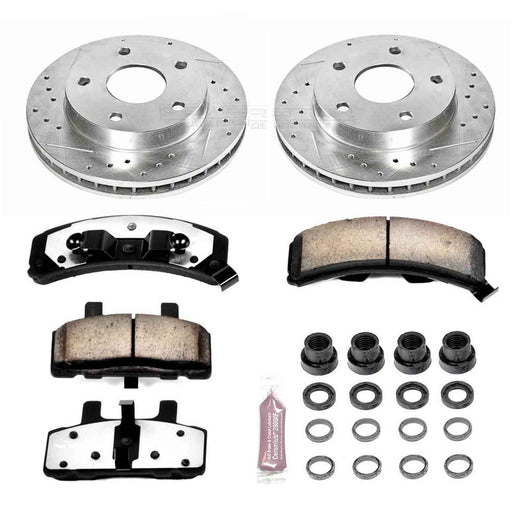 PowerStop Z36 Truck and Tow Brake Upgrade Kits for 1994-1999 RAM 1500 - K2126-36 PowerStop Autoparts