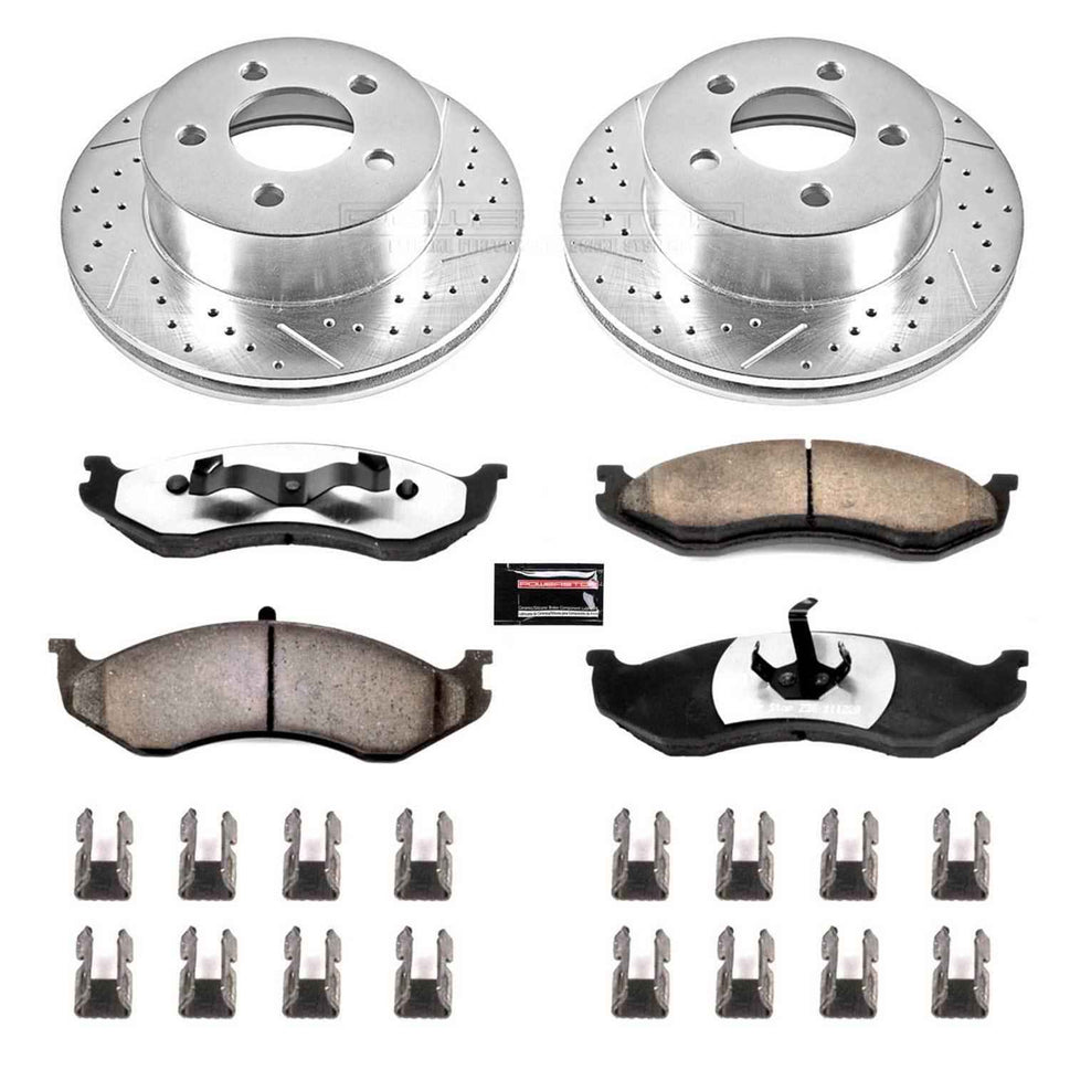 PowerStop Z36 Truck and Tow Brake Upgrade Kits for 1999-2001 CHEROKEE, 1999-2006 WRANGLER - K2152-36