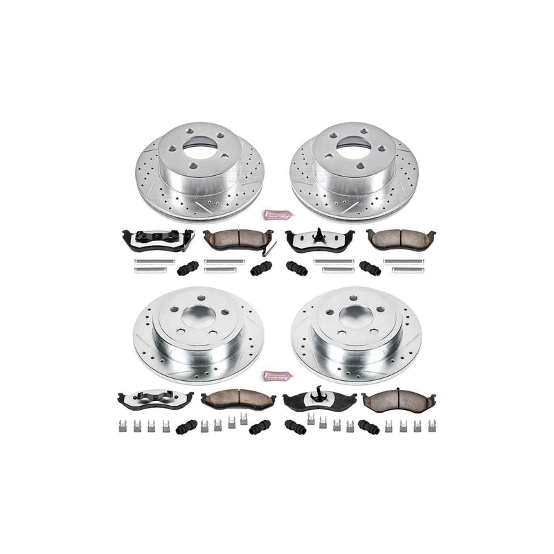 PowerStop Z36 Truck and Tow Brake Upgrade Kits for 2003-2006 WRANGLER - K2154-36 PowerStop Autoparts