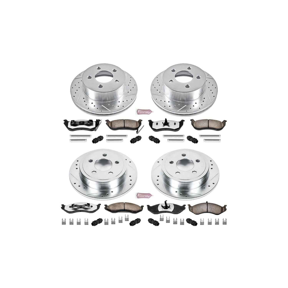 PowerStop Z36 Truck and Tow Brake Upgrade Kits for 2003-2006 WRANGLER - K2154-36