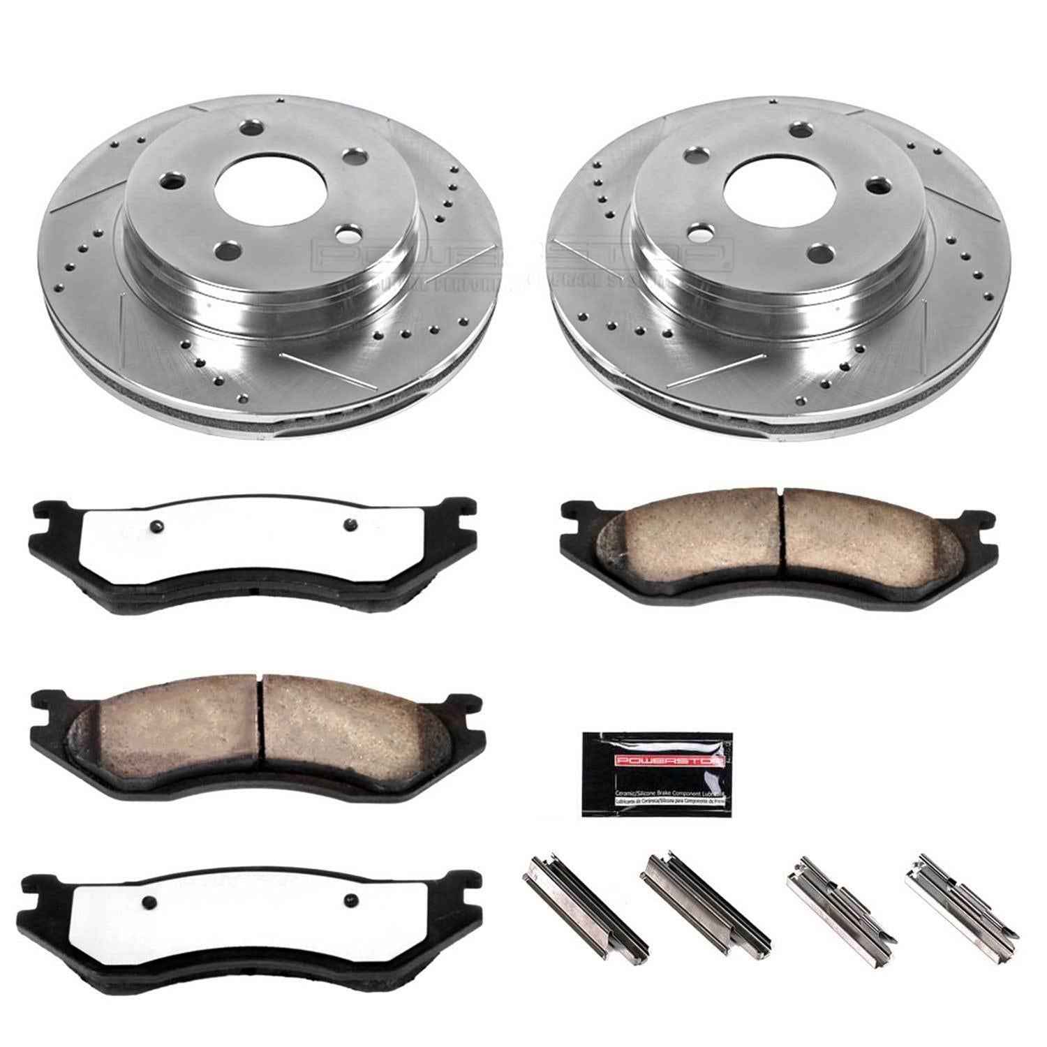 PowerStop Z36 Truck and Tow Brake Upgrade Kits for 2003-2005 RAM 1500 - K2167-36