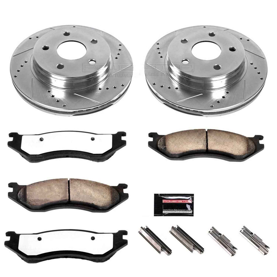 PowerStop Z36 Truck and Tow Brake Upgrade Kits for 2003-2005 RAM 1500 - K2167-36