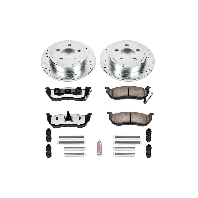 PowerStop Z36 Truck and Tow Brake Upgrade Kits for 2003-2007 LIBERTY, 2003-2006 WRANGLER - K2197-36 PowerStop Autoparts