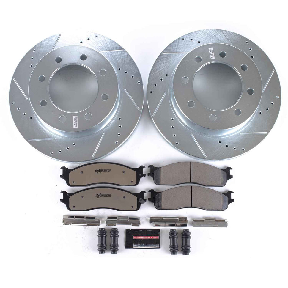 PowerStop Z36 Truck and Tow Brake Upgrade Kits for 2003-2008 RAM 3500, RAM 2500, 2006-2008 RAM 1500 - K2203-36