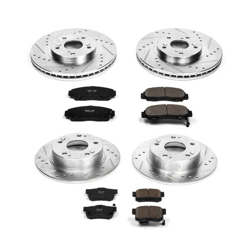 PowerStop Z23 Evolution Sport Brake Upgrade Kits for 2003-2007 ACCORD, 2004-2008 TSX - K2297 PowerStop Autoparts
