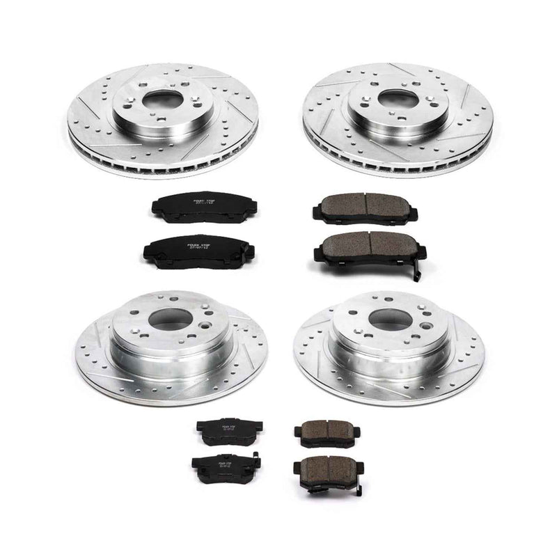PowerStop Z23 Evolution Sport Brake Upgrade Kits for 2004-2008 TL - K2298 PowerStop Autoparts
