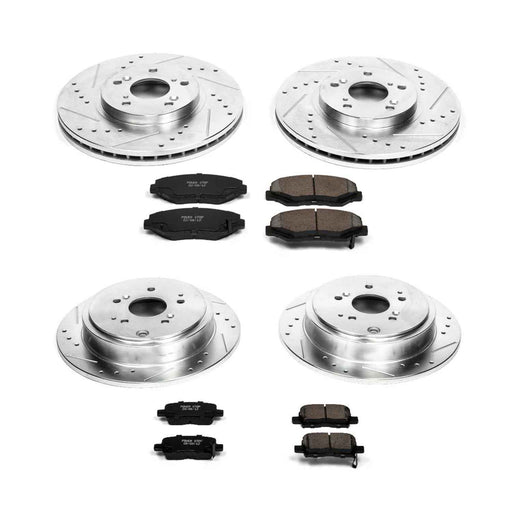 PowerStop Z23 Evolution Sport Brake Upgrade Kits for 2003-2008 PILOT - K2303 PowerStop Autoparts