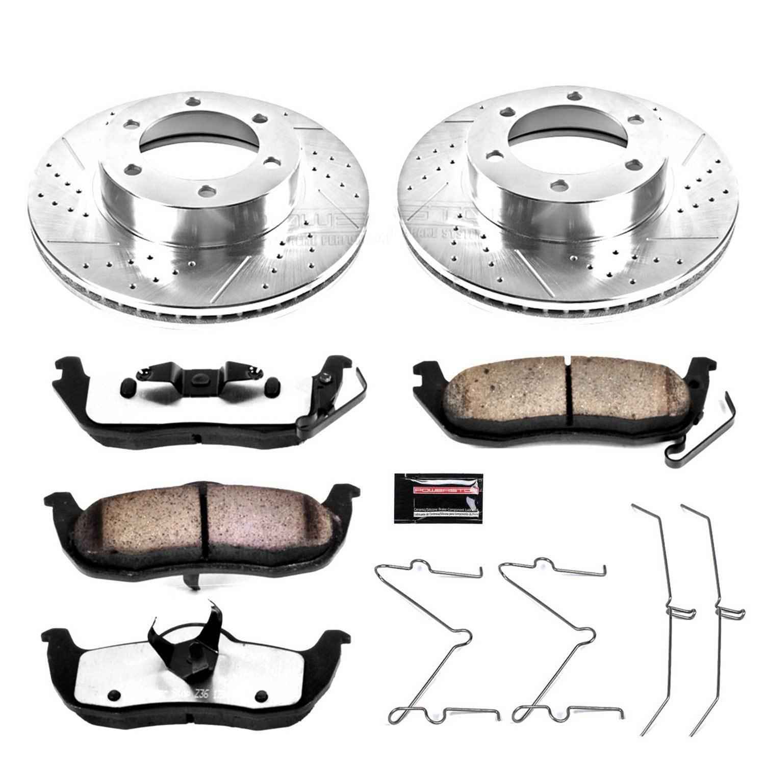 PowerStop Z36 Truck and Tow Brake Upgrade Kits for 2001-2002 SEQUOIA, 2000-2002 TUNDRA - K2323-36
