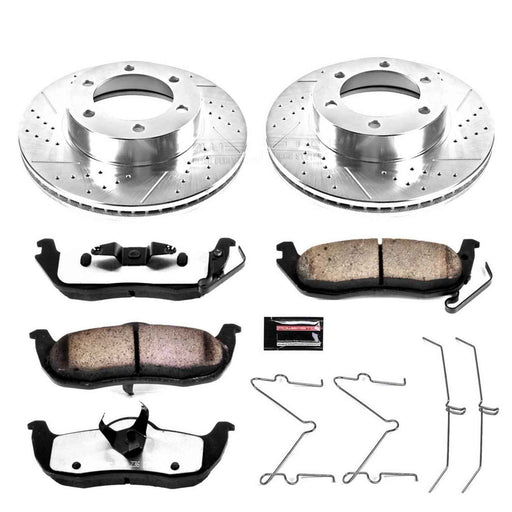 PowerStop Z36 Truck and Tow Brake Upgrade Kits for 2001-2002 SEQUOIA, 2000-2002 TUNDRA - K2323-36 PowerStop Autoparts