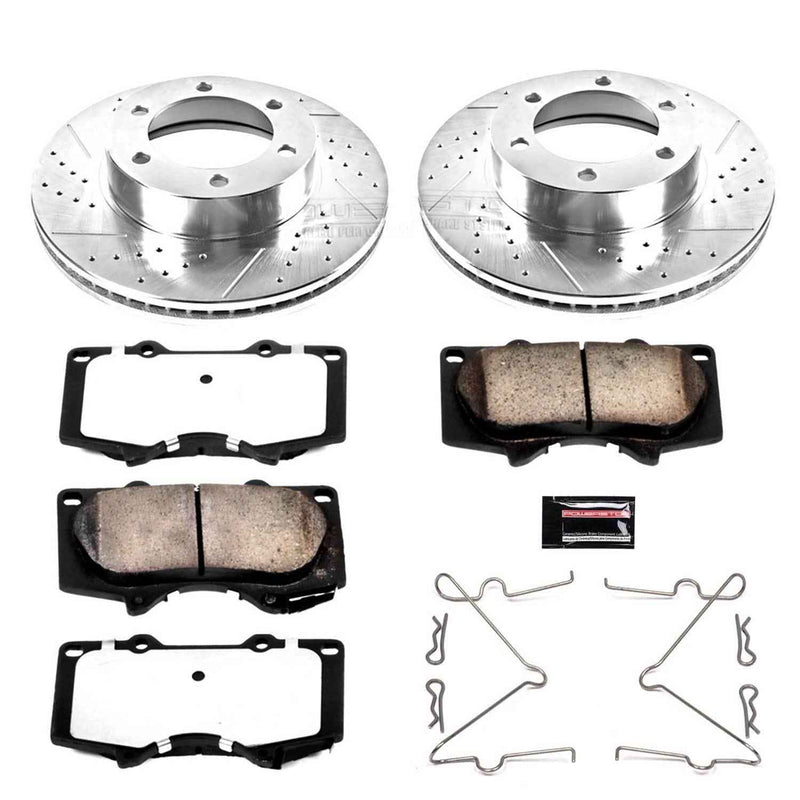PowerStop Z36 Truck and Tow Brake Upgrade Kits for 2001-2007 SEQUOIA, 2000-2006 TUNDRA - K2324-36 PowerStop Autoparts