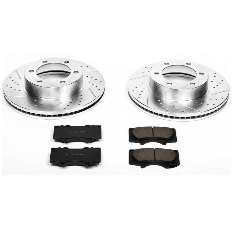 PowerStop Z23 Evolution Sport Brake Upgrade Kits for 2001-2007 SEQUOIA, 2000-2006 TUNDRA - K2324 PowerStop Autoparts