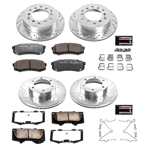 PowerStop Z36 Truck and Tow Brake Upgrade Kits for 2001-2007 SEQUOIA - K2325-36 PowerStop Autoparts