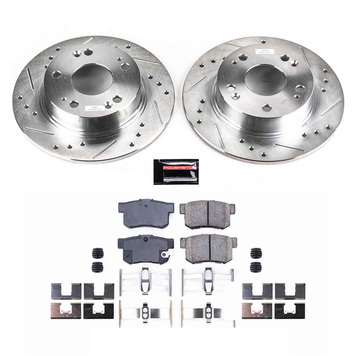 PowerStop Z23 Evolution Sport Brake Upgrade Kits for 2003-2007 ACCORD, 2004-2008 TSX - K2391