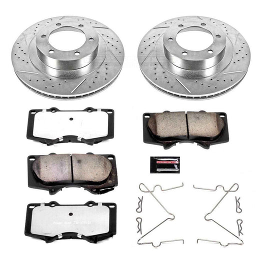 PowerStop Z36 Truck and Tow Brake Upgrade Kits for 2003-2009 4RUNNER, GX470 - K2421-36 PowerStop Autoparts