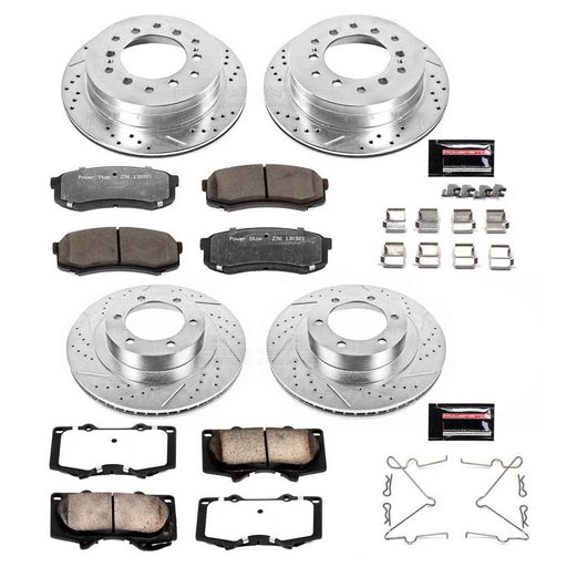 PowerStop Z36 Truck and Tow Brake Upgrade Kits for 2003-2009 4RUNNER, GX470 - K2422-36 PowerStop Autoparts