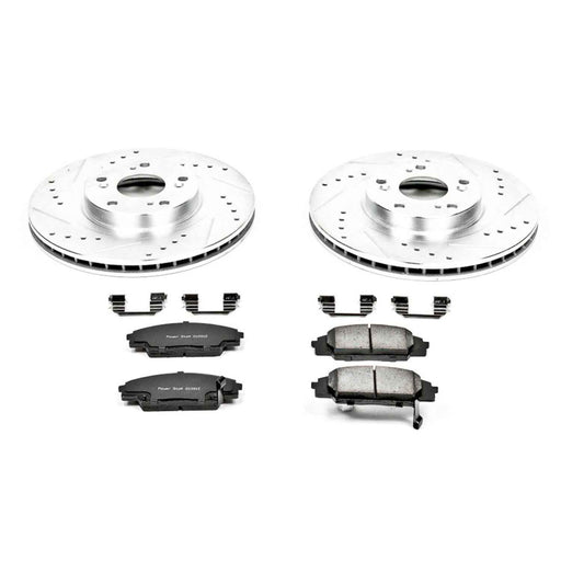 PowerStop Z23 Evolution Sport Brake Upgrade Kits for 2006-2011 CIVIC, 2002-2006 RSX - K2439 PowerStop Autoparts