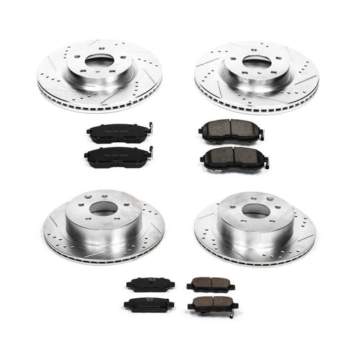 PowerStop Z23 Evolution Sport Brake Upgrade Kits for 2003-2005 350Z, G35 - K2710 PowerStop Autoparts