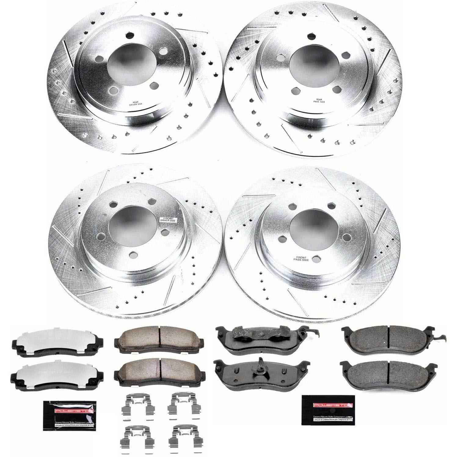 PowerStop Z36 Truck and Tow Brake Upgrade Kits for 2002-2005 EXPLORER, MOUNTAINEER - K2722-36