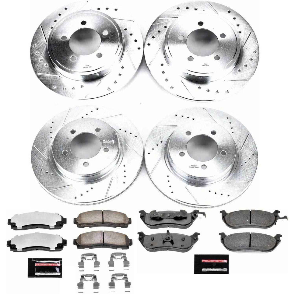 PowerStop Z36 Truck and Tow Brake Upgrade Kits for 2002-2005 EXPLORER, MOUNTAINEER - K2722-36