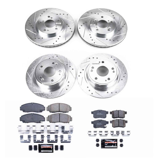 PowerStop Z23 Evolution Sport Brake Upgrade Kits for 2008-2010 ACCORD, 2009-2010 TSX - K2742 PowerStop Autoparts