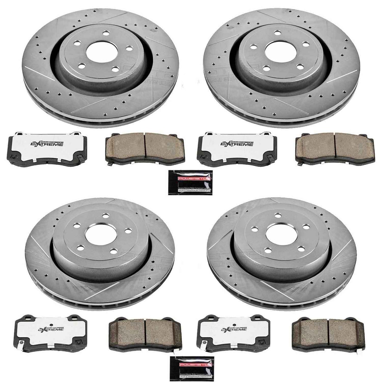 PowerStop Z26 Street Warrior Brake Upgrade Kits for 2006-2010 GRAND CHEROKEE - K2876-26