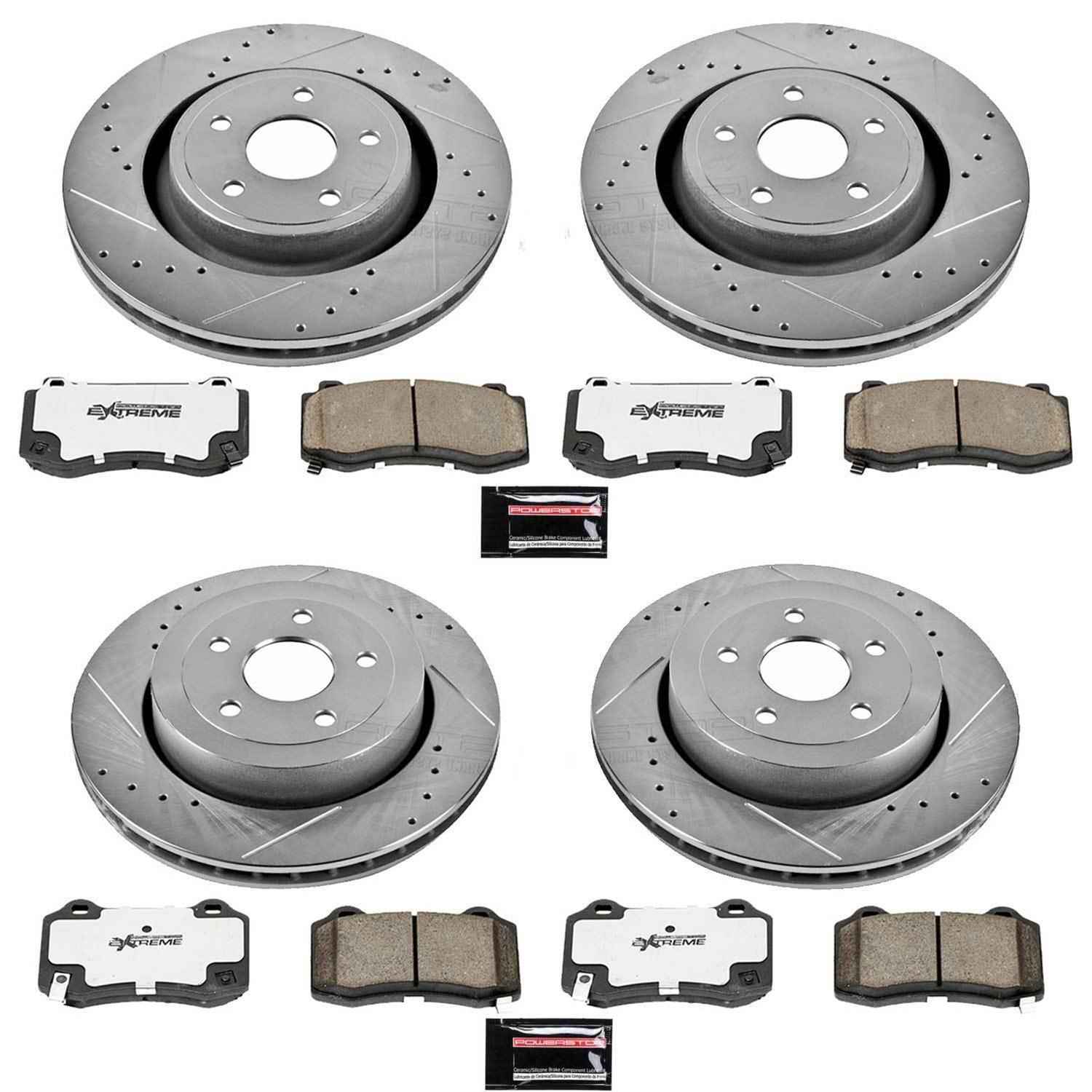 PowerStop Z26 Street Warrior Brake Upgrade Kits for 2006-2010 GRAND CHEROKEE - K2876-26