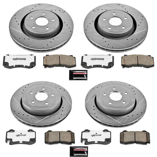 PowerStop Z26 Street Warrior Brake Upgrade Kits for 2006-2010 GRAND CHEROKEE - K2876-26 PowerStop Autoparts