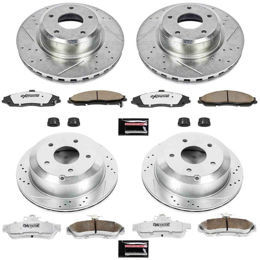PowerStop Z26 Street Warrior Brake Upgrade Kits for 2005-2006 GTO - K2893-26 PowerStop Autoparts