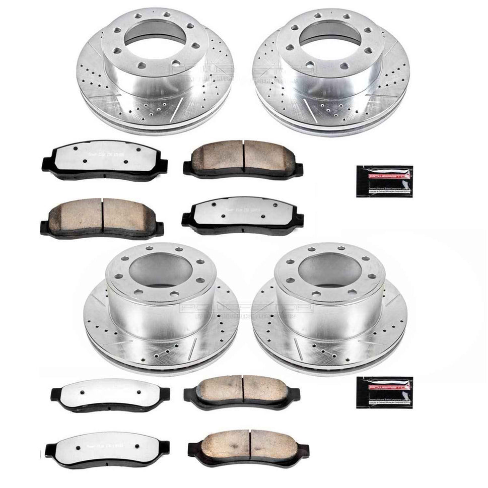 PowerStop Z36 Truck and Tow Brake Upgrade Kits for 2007-2008 F-250 SUPER DUTY, 2007-2010 F-350 SUPER DUTY - K2895-36