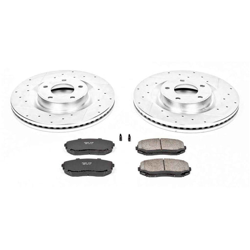 PowerStop Z23 Evolution Sport Brake Upgrade Kits for 2007-2014 EDGE, 2007-2015 MKX - K3057 PowerStop Autoparts