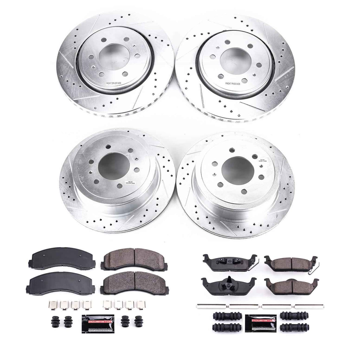 PowerStop Z23 Evolution Sport Brake Upgrade Kits for 2010-2011 F-150 - K3166