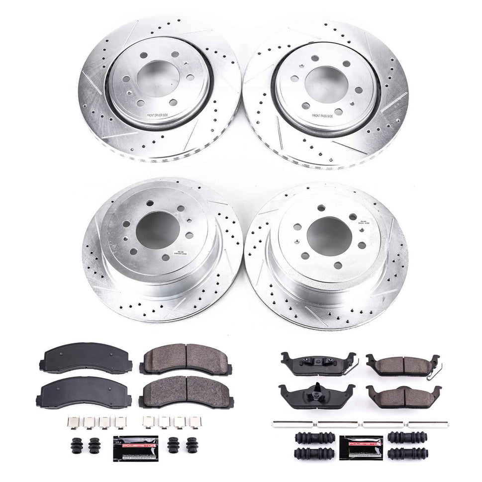 PowerStop Z23 Evolution Sport Brake Upgrade Kits for 2010-2011 F-150 - K3166