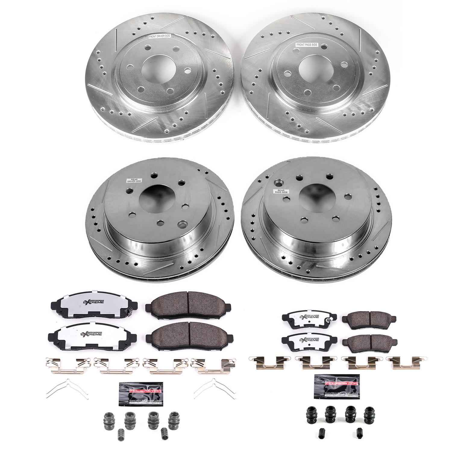 PowerStop Z36 Truck and Tow Brake Upgrade Kits for 2005-2015 XTERRA, FRONTIER, 2009-2012 EQUATOR - K4062-36