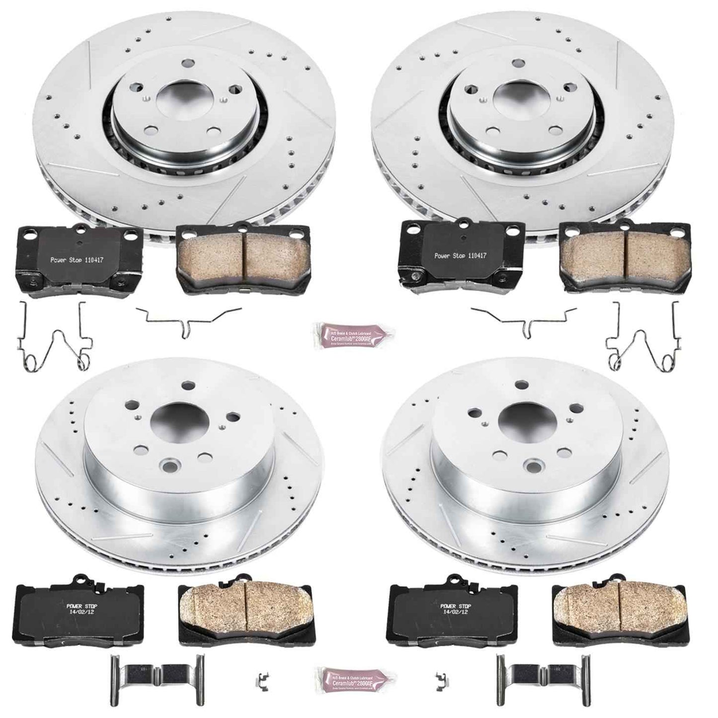 PowerStop Z23 Evolution Sport Brake Upgrade Kits K4070