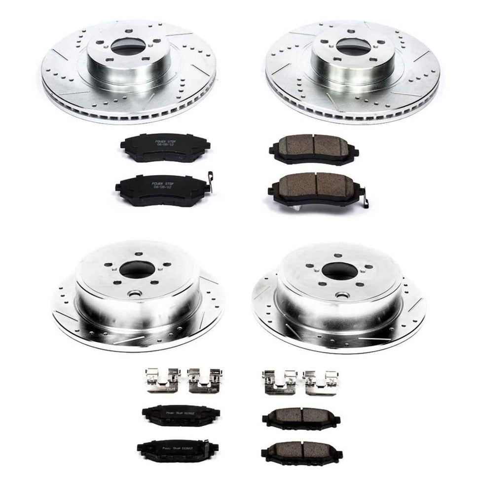 PowerStop Z23 Evolution Sport Brake Upgrade Kits K4077